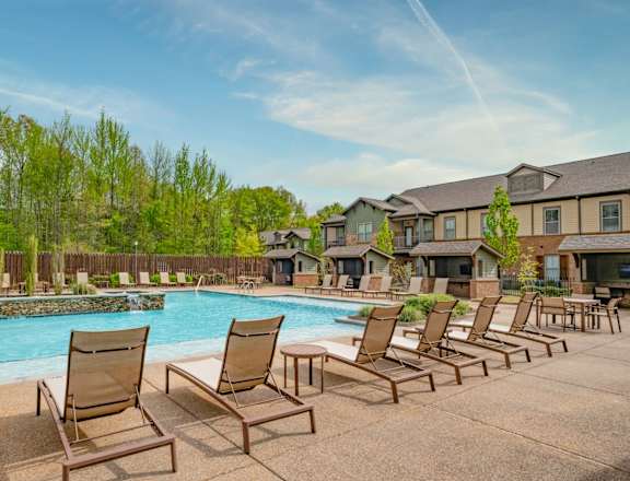 Resort Style Pool and Sundeck at Hall Creek, Tennessee