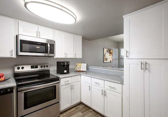 Kitchen at Orange Tree Village Apartments in Tucson Arizona