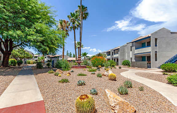 Courtyard View at Agave Apartments, Arizona, 85704