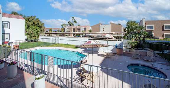 Pool and Spa Exterior at University Park Apartments in Tempe AZ