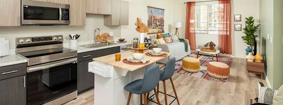 Open Concept at Cabana Bridges Apartments in Tucson Arizona