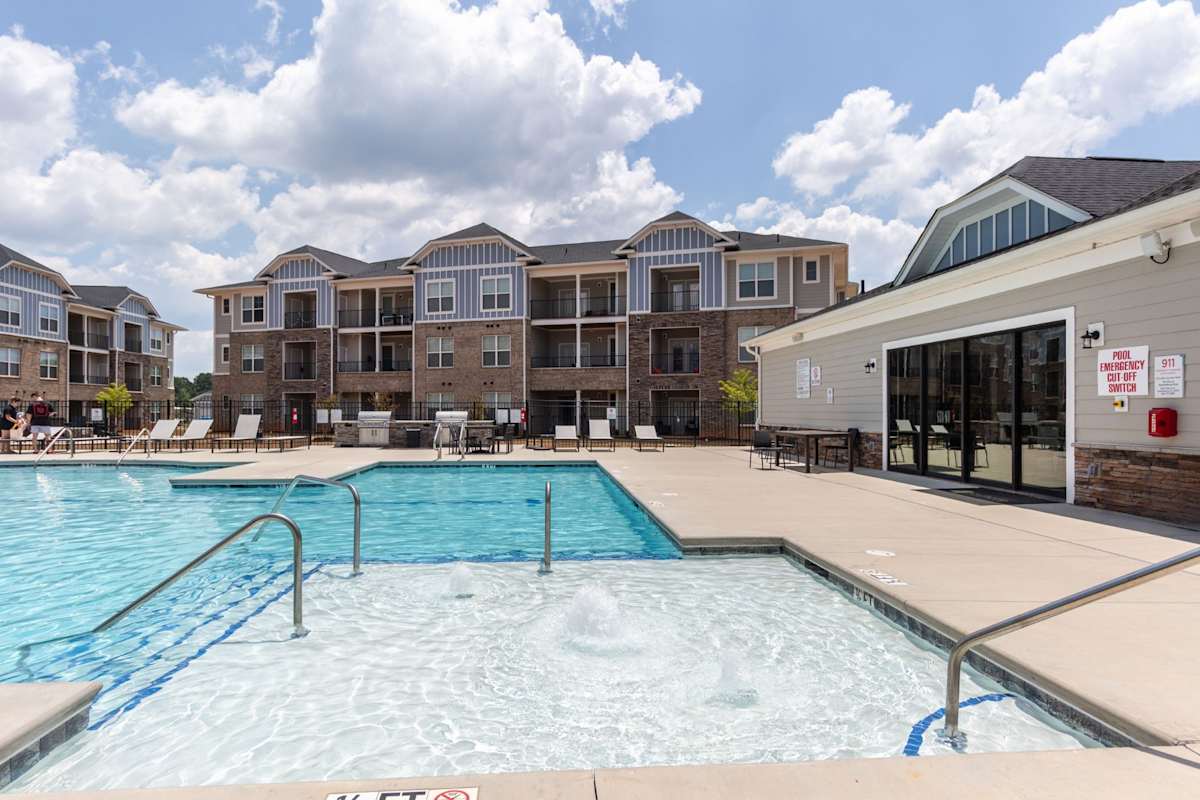 The One at Spartanburg swimming pool exterior - Spartanburg, SC