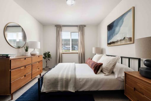 Modern Bedroom at Cedar House, WA, 98682