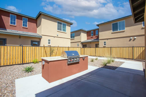 BBQ Grill at San Stefano Townhomes