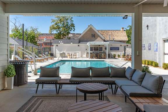 Poolside Patio at City View St. George, St. George, UT, 84770