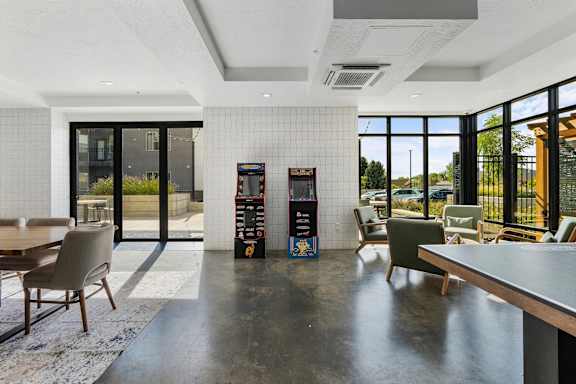Lounge Area at The Flats at Riverwoods, Utah, 84604
