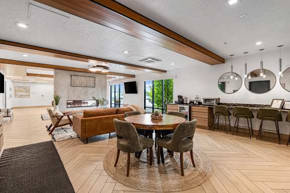 Clubhouse with Living Space at The Flats at Riverwoods, Utah
