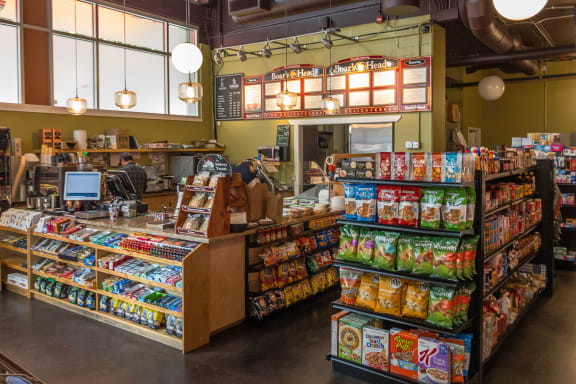 a view of the shop from the front of the store