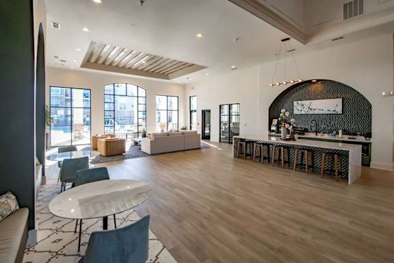 Clubhouse Bar and Dining area at The One at Millington, Tennessee, 38053