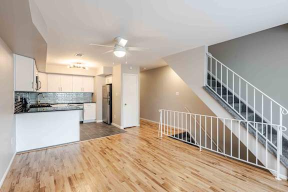 A modern kitchen at Seaview Apartments in Staten Island, NY, 10305