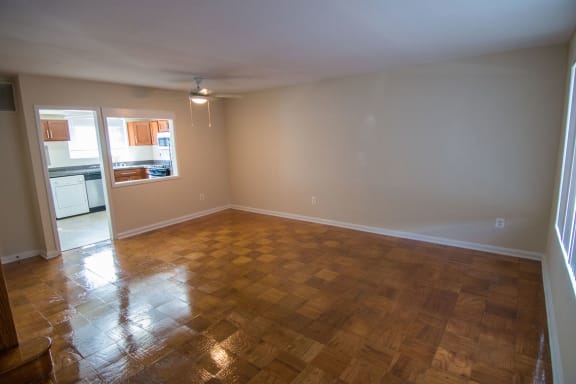 Brookville Two Bedroom Townhome Living Area 1