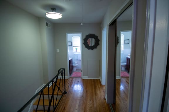 Three Bedroom A Bedroom Hallway 11