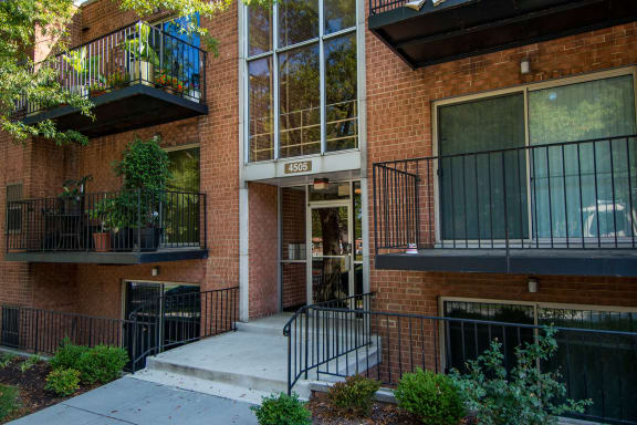 Clermont Apartments Building Main Entryway