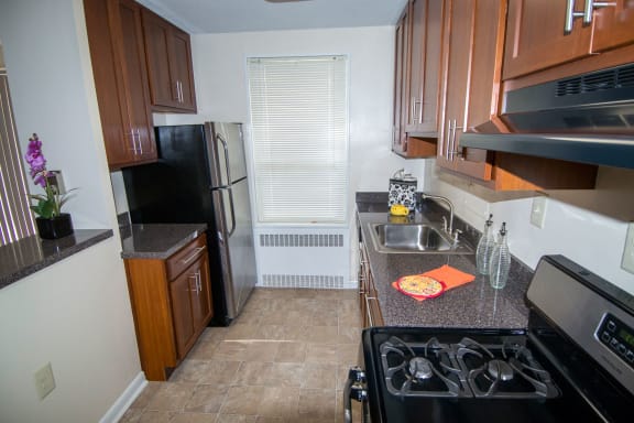 Steward Tower One Bedroom Renovated Kitchen 1