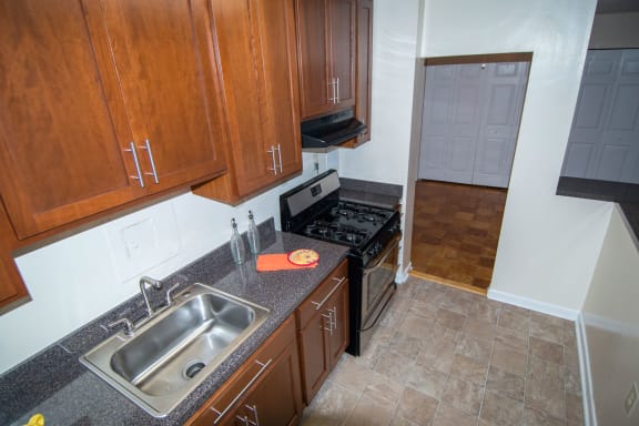 Steward Tower One Bedroom Renovated Kitchen 2