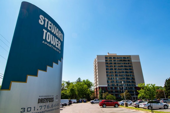 Steward Tower Apartments Property Signage