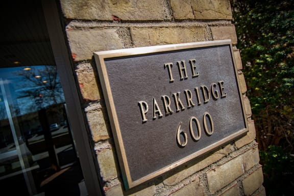 Carriage Park Apartments The Parkridge Sign