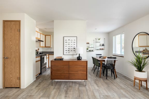 Dining and Kitchen at Cedar House, WA