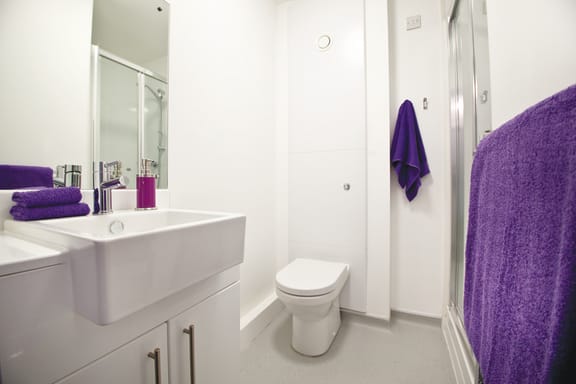 a bathroom with a sink toilet and a shower