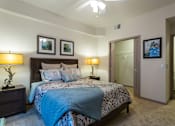 Thumbnail 14 of 45 - Bedroom with cozy bed at Orchid Run Apartments, Naples, Florida