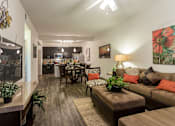 Thumbnail 11 of 45 - Living Room area with lights at Orchid Run Apartments, Florida
