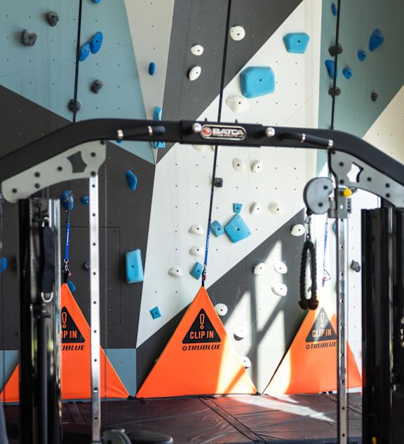 Rock climbing wall at The Allaso Peak, Colorado Springs, 80907