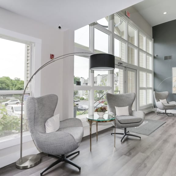 Clubhouse with Lounge Seating at Madison at Eden Brook, Columbia, Maryland, 21046