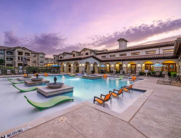 take a dip in our resort style swimming pool