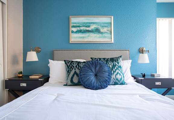 Bedroom at Villas de la Terraza Apartments in Albuquerque NM