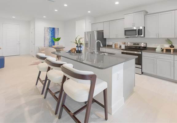 Large Kitchen at Fiore Townhomes, Venice, FL, 34275