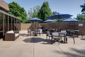 Pool Cabana & Outdoor Entertainment Bar, at Valley Lo Towers, Illinois