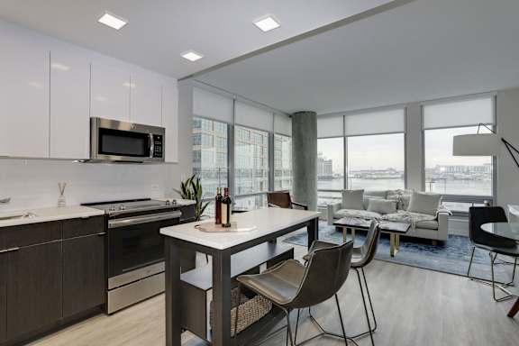 Kitchen Area at 1405 Point Apartments, Baltimore, 21231