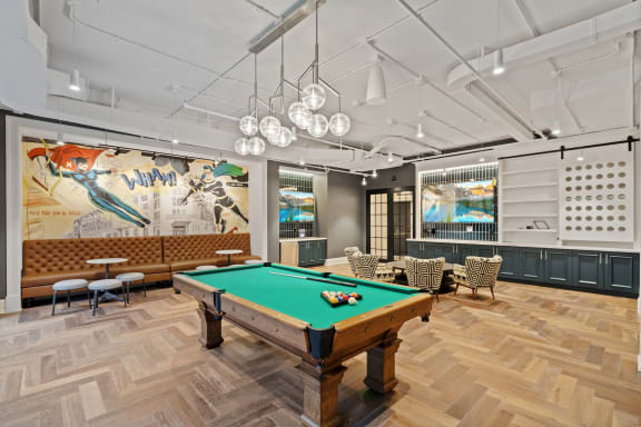 Billiards Table at Park Kennedy, Washington