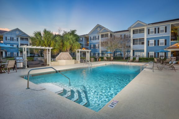 Swimming Pool at Magnolia Village Apartments, Jacksonville, FL, 32207