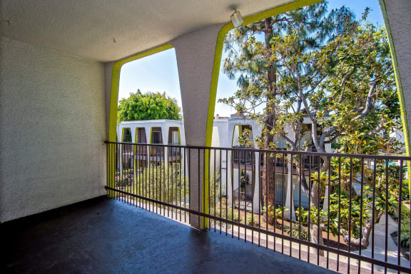 Large Private Patios at Parc at 5 Apartments, Downey, CA, 90240