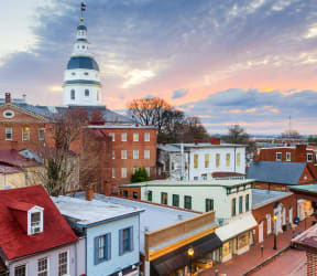 a view of downtown annapolis