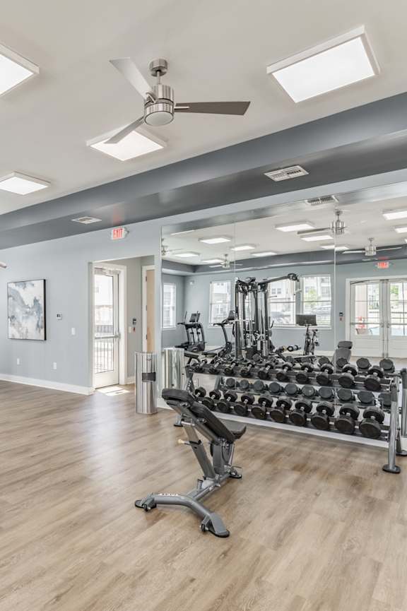 Fitness center at Prosper Madison Oaks, Madison, 35758