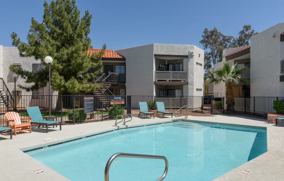 our apartments have a resort style swimming pool