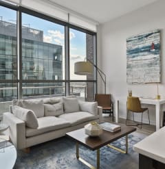 Modern Living Room at 1405 Point, Maryland, 21231