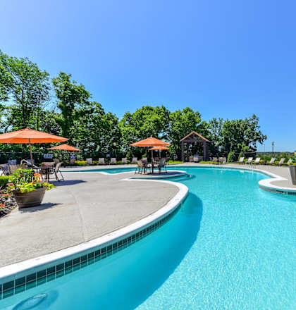Outdoor pool at Hampton Woods, Shawnee, KS, 66217