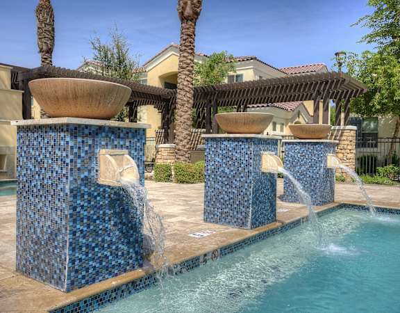 Pool Area at Bella Victoria Apartments in Mesa Arizona January 2021