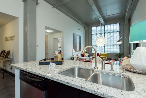 Open concept layout at The Locks Apartments, Richmond, 23219