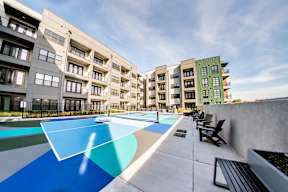 Pickleball Court at Harbor Side at Conwood Flats Apartments in Uptown Memphis, TN