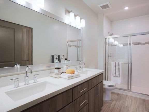 Luxurious Bathroom at Audere Apartments, Phoenix, Arizona