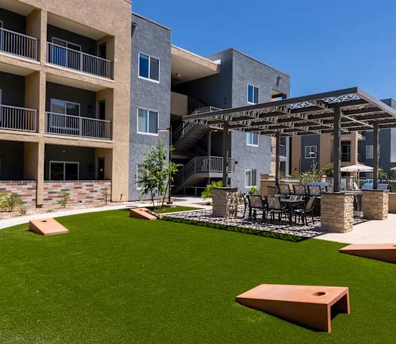 Cornhole and Lounge Area at Tucson Landing, Tucson, AZ 85714