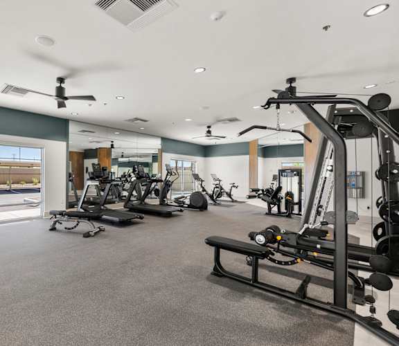 Gym at Tucson Landing Apartment Homes in Tucson Arizona