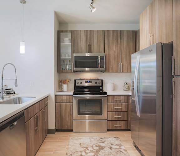 Fully Equipped Kitchen at Audere Apartments, Phoenix, AZ