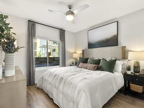 Bedroom with Patio at Tucson Landing, Arizona