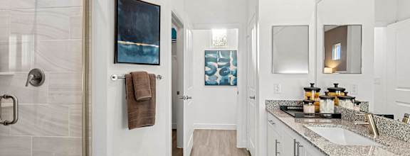 Modern Bathroom at Avilla Railhead, Cleburne, TX 76033
