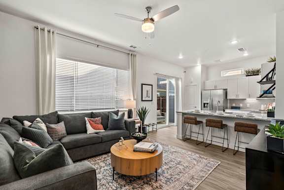 Modern Living Room at Avilla Railhead, Cleburne, TX 76033